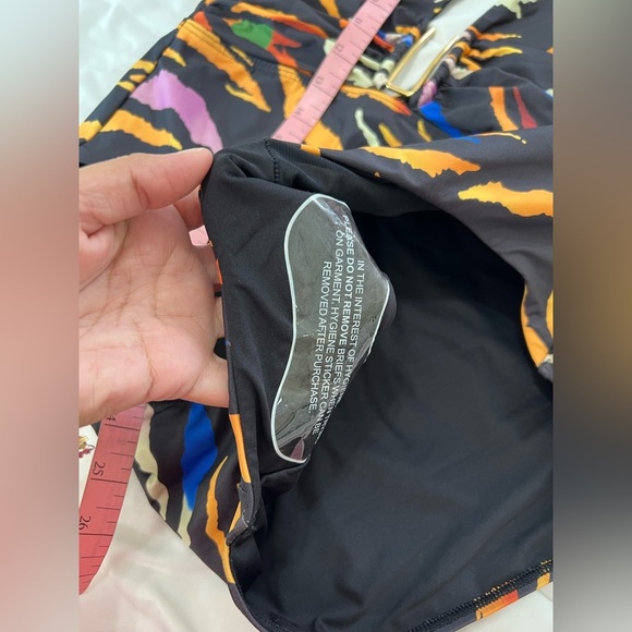 Fox & Royal Amara Animal print one Piece Swim Suit size M - Picture 7 of 10